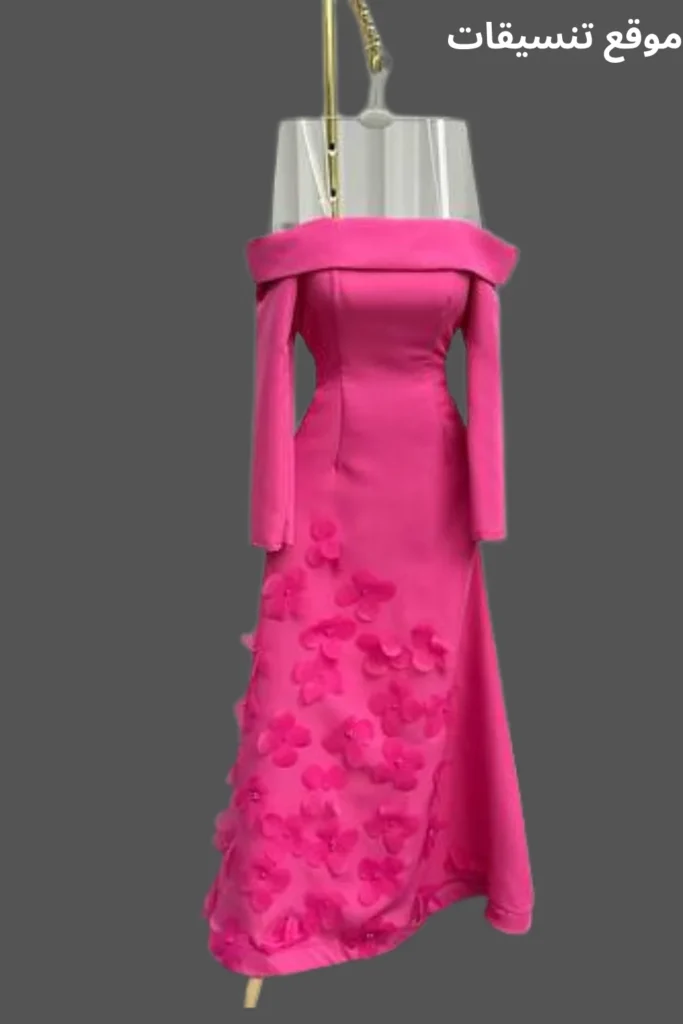 فستان فوشي طويل اجمل 9 موقع تنسيقات
