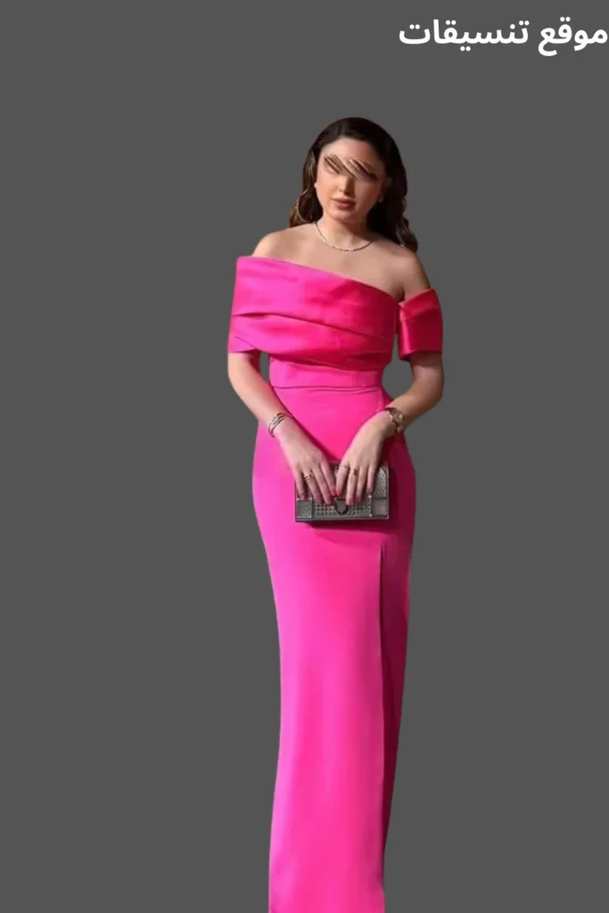 فستان فوشي طويل اجمل 9 موقع تنسيقات