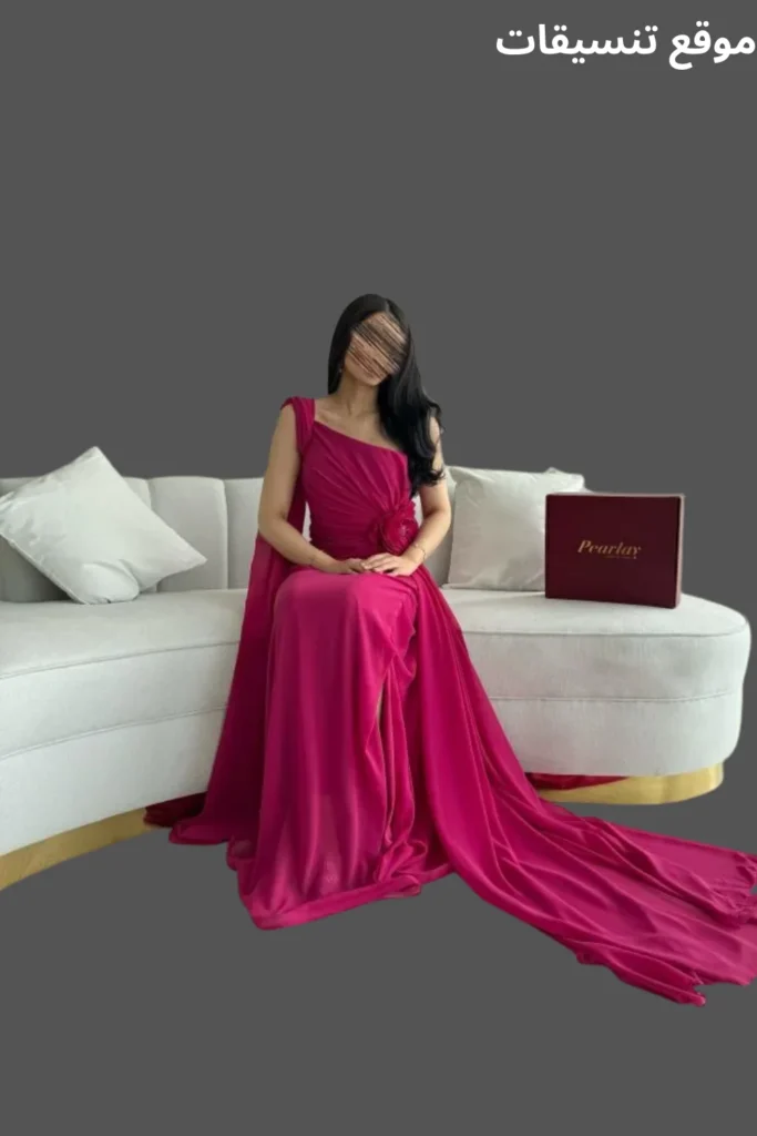 فستان فوشي طويل اجمل 9 موقع تنسيقات