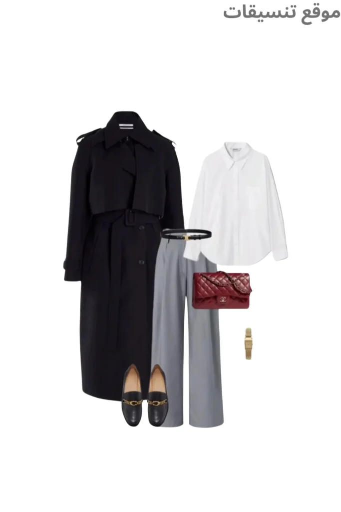 نسيقات ترانشكوت اسود