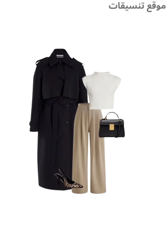 نسيقات ترانشكوت اسود