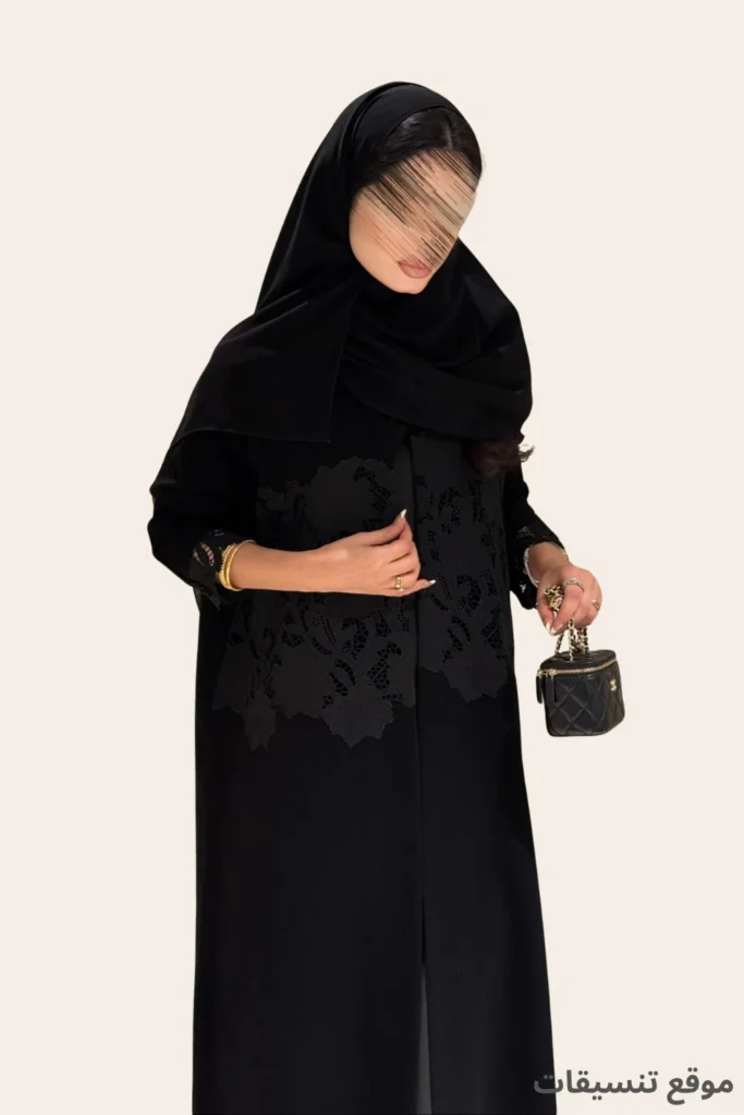 اجمل عبايات سوداء فخمة 