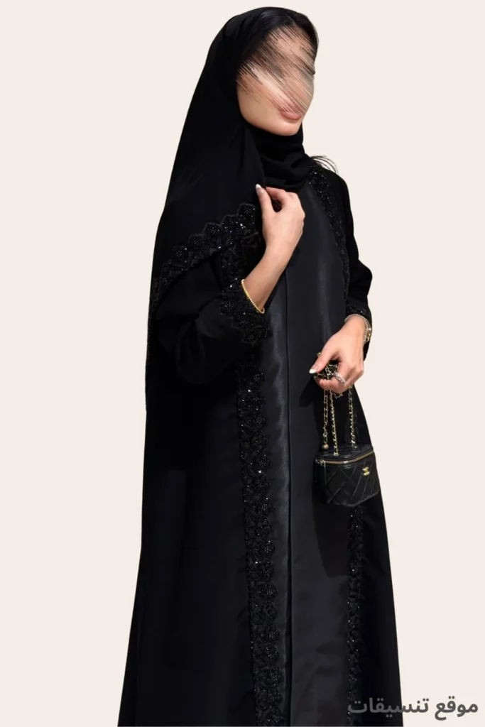 اجمل عبايات سوداء فخمة 