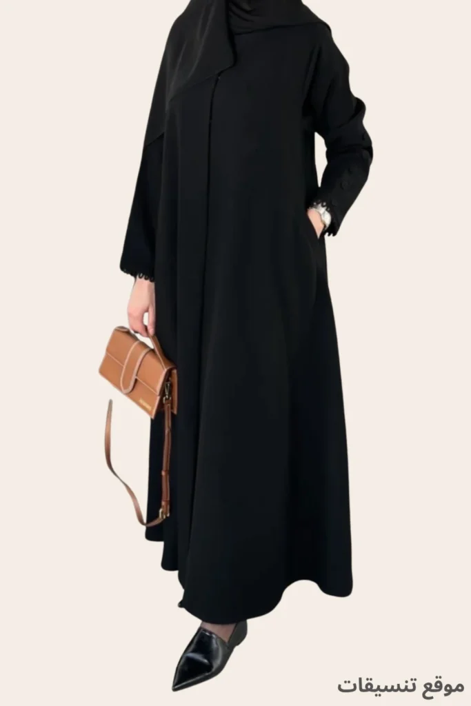 اجمل عبايات سوداء فخمة 
