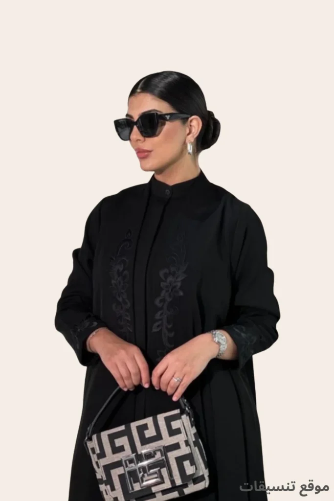 اجمل عبايات سوداء فخمة 