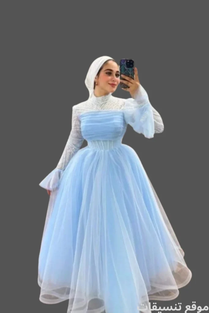 اجمل فساتين سواريه للمحجبات
