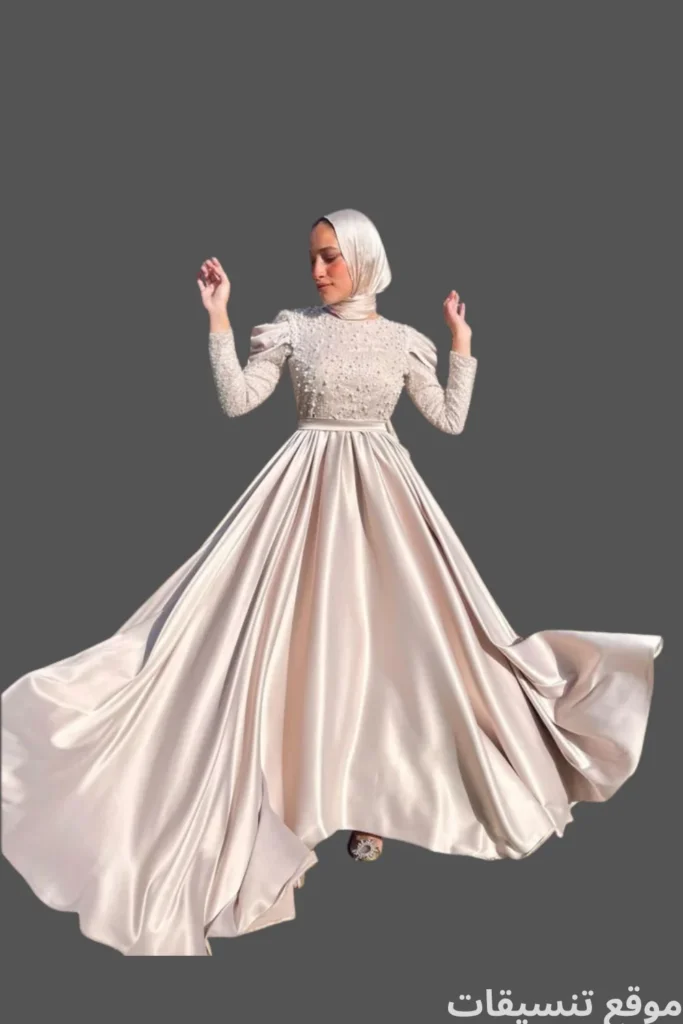 اجمل فساتين سواريه للمحجبات