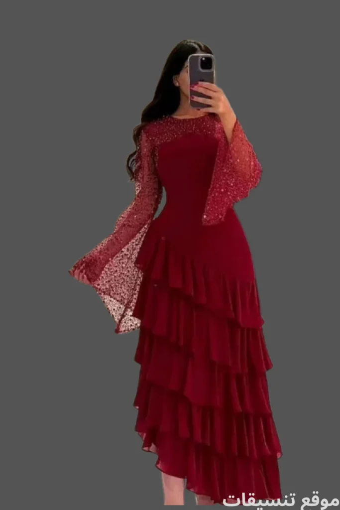 اجمل فساتين سواريه للمحجبات