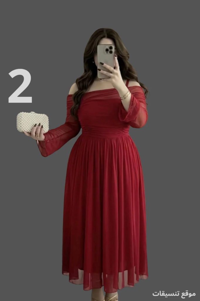 فستان سهرة مقاس كبير