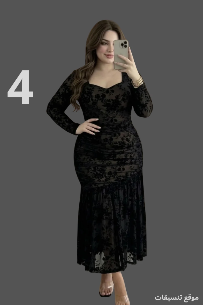 فستان سهرة مقاس كبير