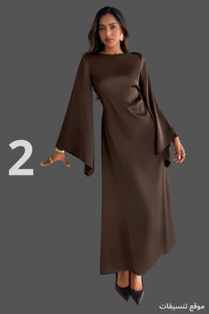 اجمل فساتين ساتان