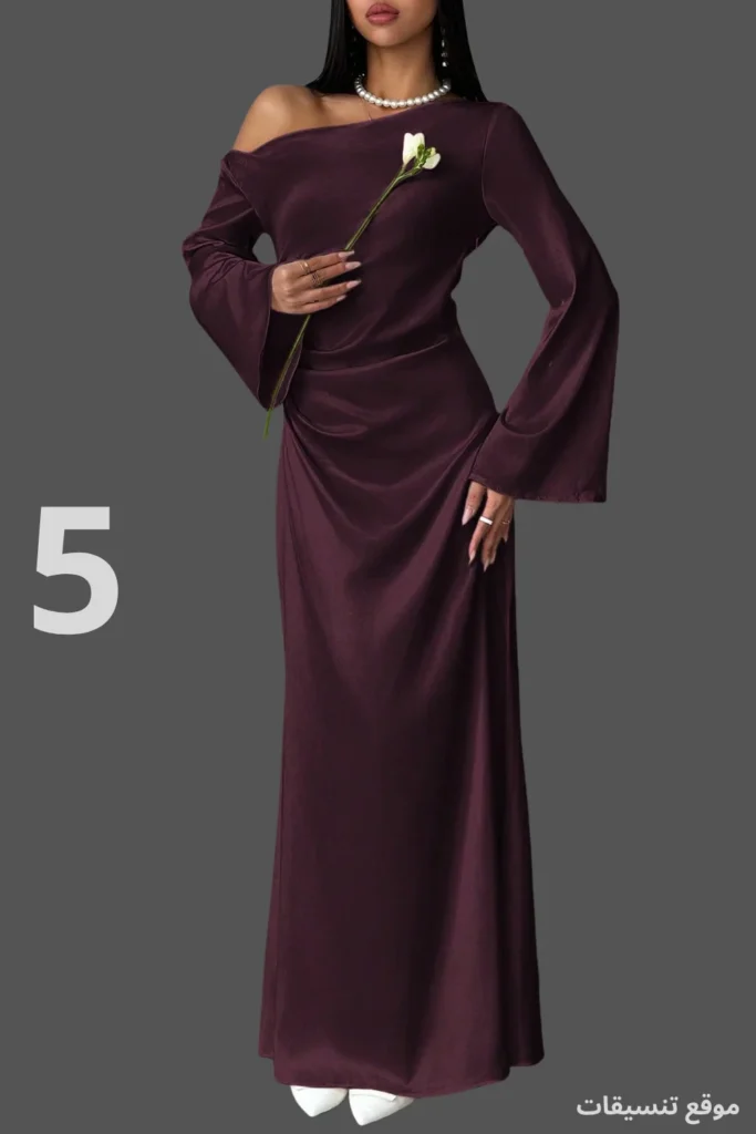 اجمل فساتين ساتان
