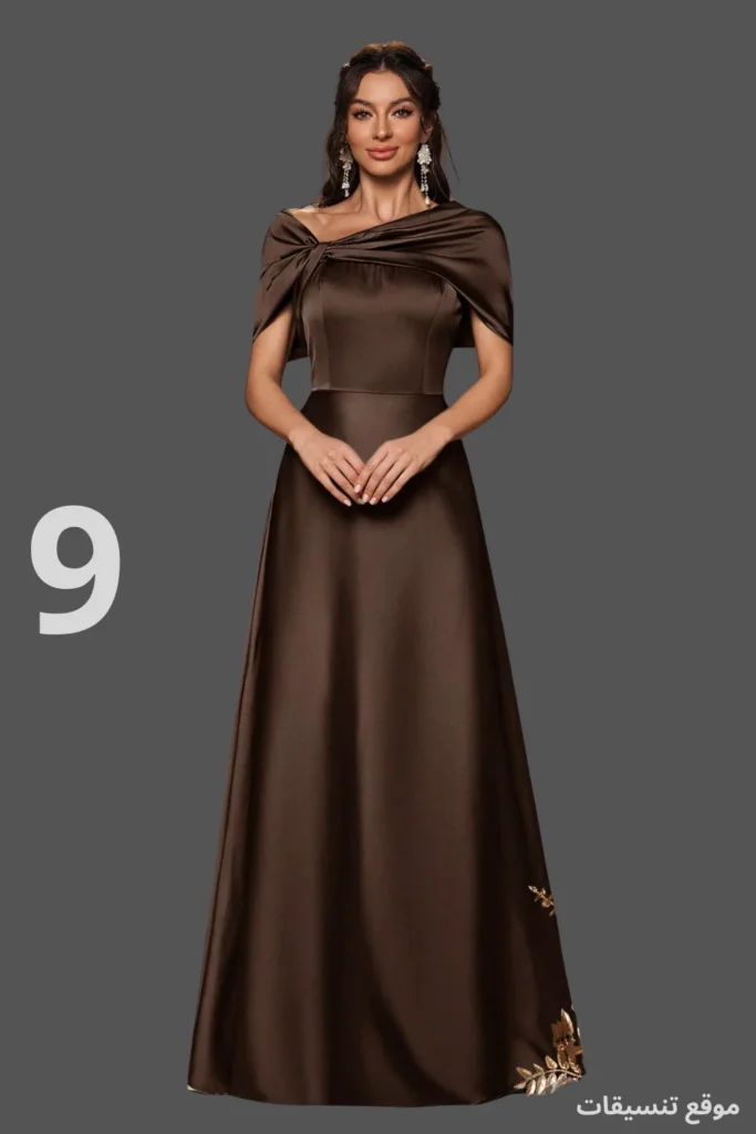 اجمل فساتين ساتان